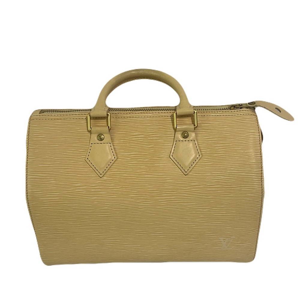 Louis Vuitton Speedy 25 Pastel Yellow Epi Leather